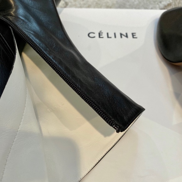 Céline Elliptic Nappa Lambskin Ankle Boot - Picture 6 of 8
